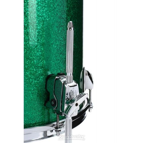  Ludwig Classic Maple Floor Tom - 14 x 14 inch - Green Sparkle