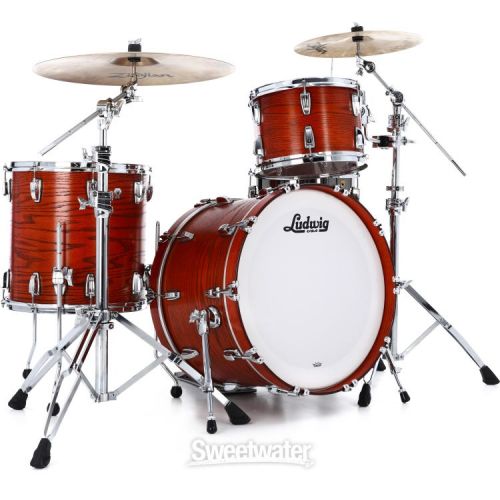  Ludwig Classic Oak Fab 22 3-piece Shell Pack - Tennessee Whiskey