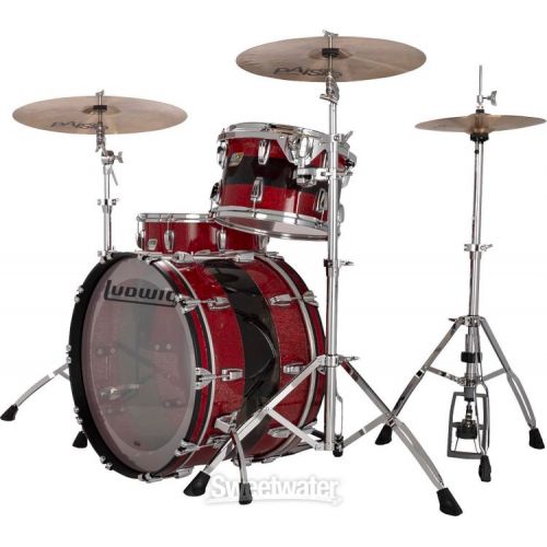  Ludwig 50th-anniversary Vistalite Fab 3-piece Shell Pack - Pattern 