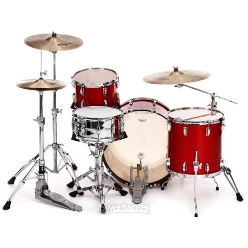  Ludwig Classic Maple Pro Beat 3-piece Shell Pack - Red Sparkle