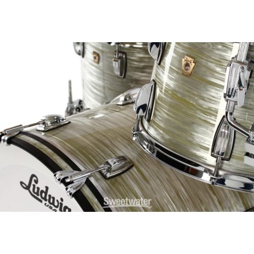  Ludwig Classic Maple Pro Beat 3-piece Shell Pack - Olive Oyster