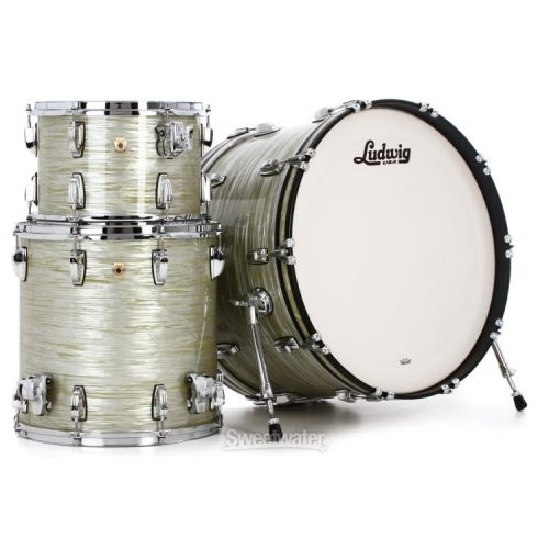  Ludwig Classic Maple Pro Beat 3-piece Shell Pack - Olive Oyster