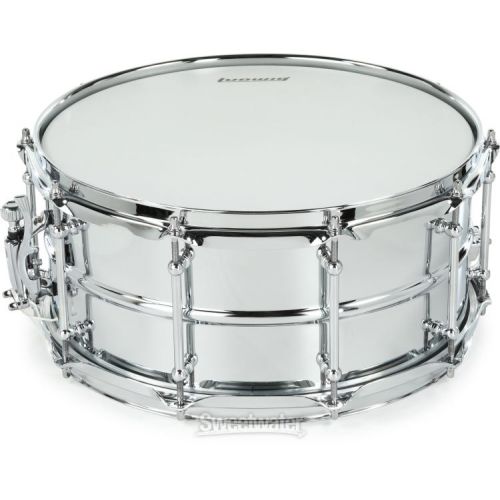  Ludwig Supralite Snare Drum - 6.5 x 14-inch - Polished