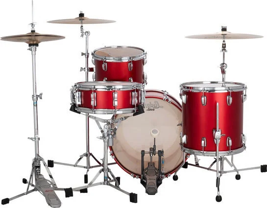  Ludwig Classic Maple Downbeat 3-piece Shell Pack - Diablo Red