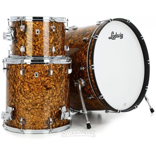  Ludwig NeuSonic 3-piece Shell Pack - Butterscotch Pearl