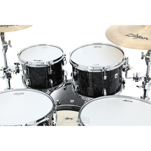  Ludwig NeuSonic 4-piece Shell Pack - Ebony Pearl