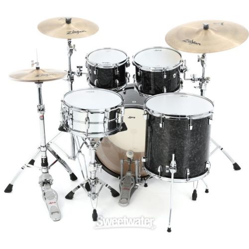  Ludwig NeuSonic 4-piece Shell Pack - Ebony Pearl