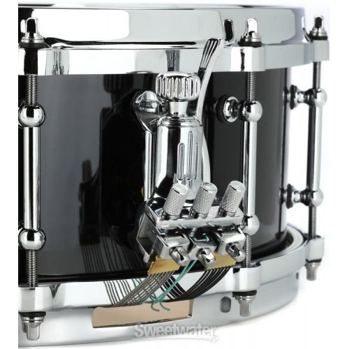  Ludwig Concert Maple Snare Drum - 5-inch x14-inch, Black Cortex