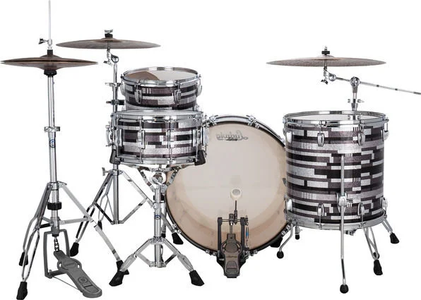  Ludwig Classic Maple Pro Beat 3-piece Shell Pack - Digital Sparkle