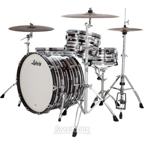  Ludwig Classic Maple Pro Beat 3-piece Shell Pack - Digital Sparkle
