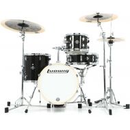 Ludwig Breakbeats 2022 By Questlove 4-piece Shell Pack with Snare Drum - Black Sparkle