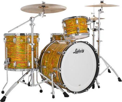  Ludwig Classic Maple Fab 3-piece Shell Pack - Citrus Mod