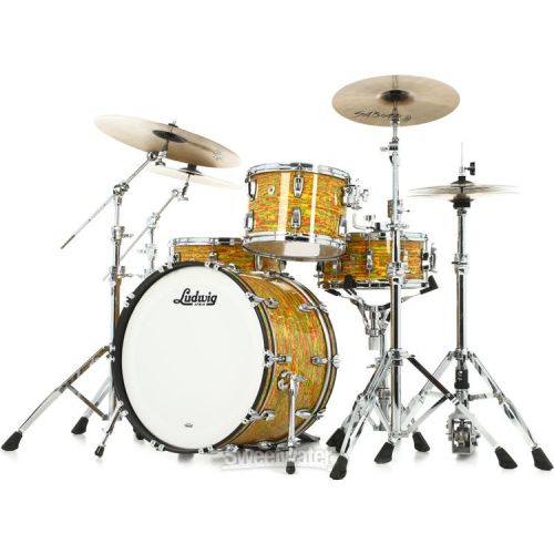  Ludwig Classic Maple Fab 3-piece Shell Pack - Citrus Mod