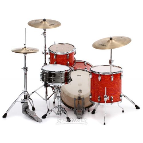  Ludwig Classic Maple Fab 3-piece Shell Pack - Mod Orange