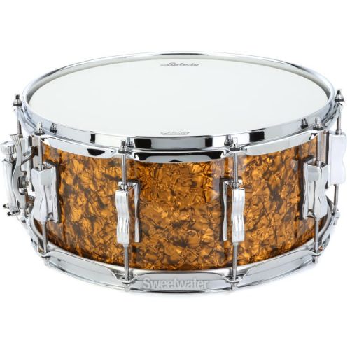  Ludwig NeuSonic Snare Drum - 6.5 inch x 14 inch, Butterscotch Pearl