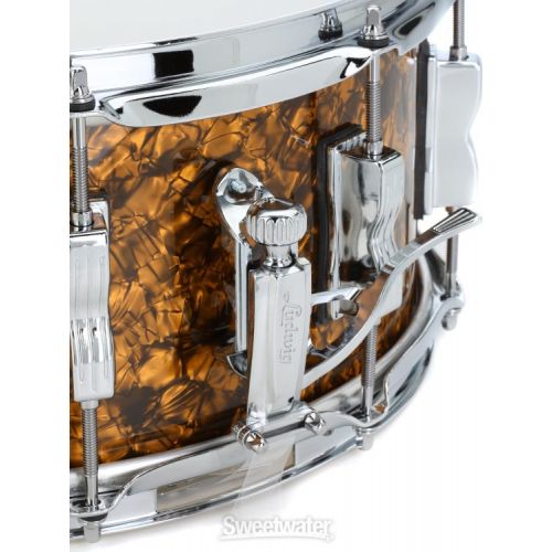  Ludwig NeuSonic Snare Drum - 6.5 inch x 14 inch, Butterscotch Pearl