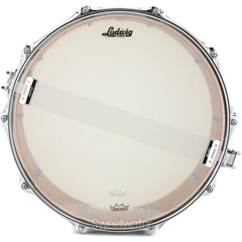  Ludwig NeuSonic Snare Drum - 6.5 inch x 14 inch, Butterscotch Pearl