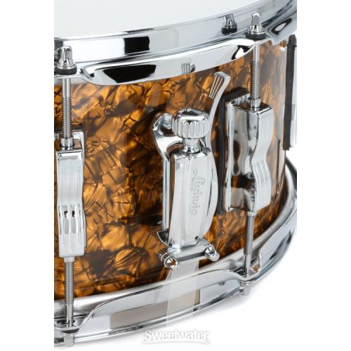  Ludwig NeuSonic Snare Drum - 6.5 inch x 14 inch, Butterscotch Pearl