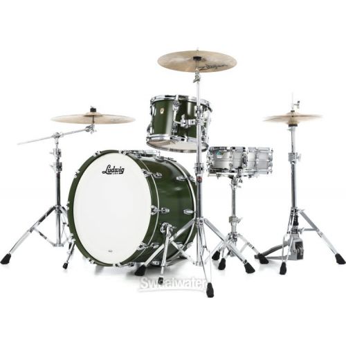  Ludwig Classic Maple Pro Beat 3-piece Shell Pack - Heritage Green