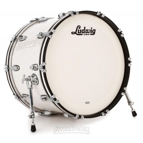  Ludwig Classic Maple Fab 3-piece Shell Pack - White Marine Pearl