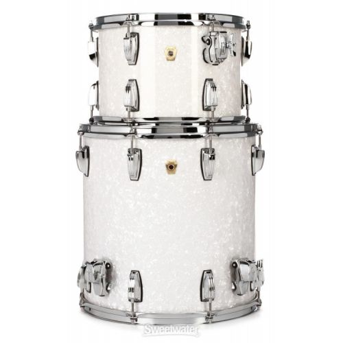  Ludwig Classic Maple Fab 3-piece Shell Pack - White Marine Pearl