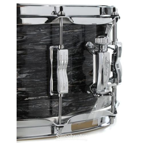  Ludwig Classic Maple Snare Drum - 6.5 x 14-inch - Vintage Black Oyster