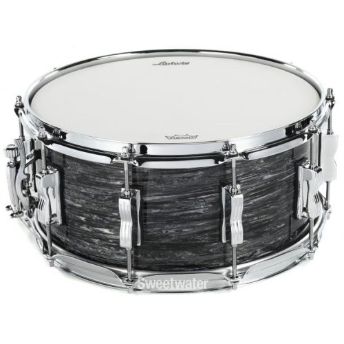  Ludwig Classic Maple Snare Drum - 6.5 x 14-inch - Vintage Black Oyster