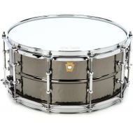 Ludwig Black Beauty Hammered 6.5 x 14-inch Snare Drum - Polished