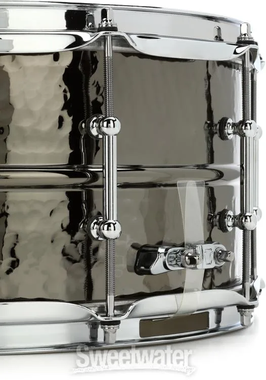  Ludwig Black Beauty Hammered 6.5 x 14-inch Snare Drum - Polished