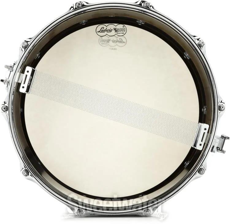  Ludwig Black Beauty Hammered 6.5 x 14-inch Snare Drum - Polished