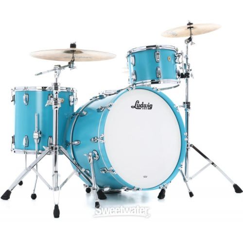  Ludwig Classic Maple Pro Beat 3-piece Shell Pack - Heritage Blue