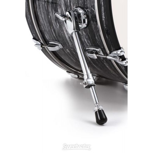  Ludwig Classic Maple Bass Drum - 14 x 24 inch - Vintage Black Oyster Pearl