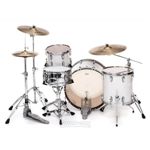  Ludwig Classic Maple Pro Beat 3-piece Shell Pack - White Marine Pearl