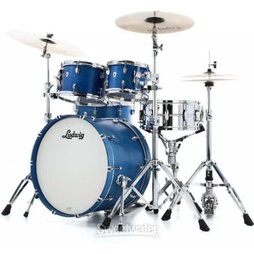  Ludwig NeuSonic 4-piece Shell Pack - Satin Royal Blue