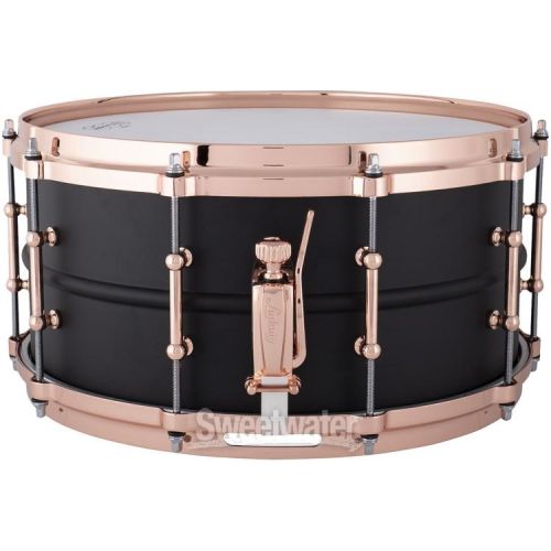  Ludwig Hot Rod Black Beauty Snare Drum - 6.5 x 14-inch - Matte Black