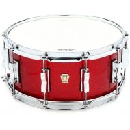 Ludwig Classic Maple 6.5 x 14-inch Snare Drum - Red Sparkle Demo