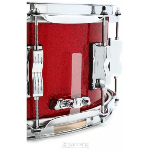  Ludwig Classic Maple 6.5 x 14-inch Snare Drum - Red Sparkle Demo