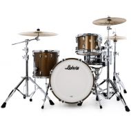 Ludwig Classic Maple Downbeat 3-piece Shell Pack - Vintage Bronze Mist