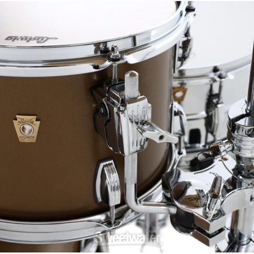  Ludwig Classic Maple Downbeat 3-piece Shell Pack - Vintage Bronze Mist