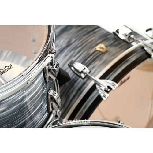  Ludwig Classic Maple Fab 3-piece Shell Pack - Vintage Blue Oyster