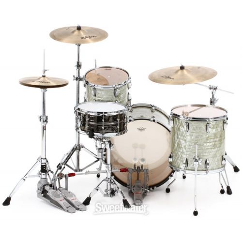  Ludwig Classic Maple Fab 3-piece Shell Pack - Classic Olive Pearl