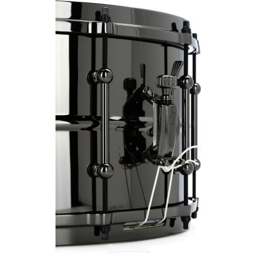  Ludwig Universal Black Brass Snare Drum - 8 x 14-inch - Polished