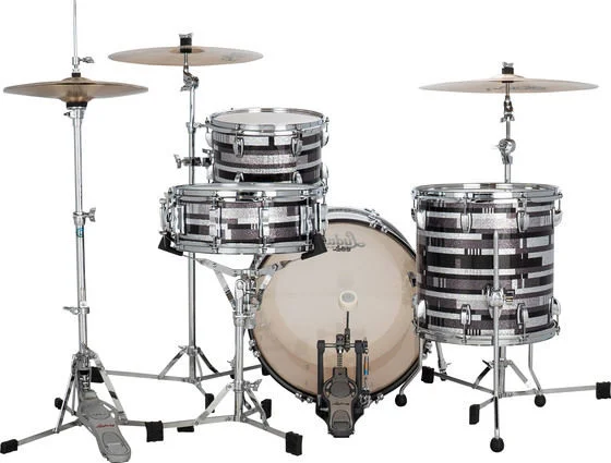  Ludwig Classic Maple Downbeat 3-piece Shell Pack - Digital Sparkle