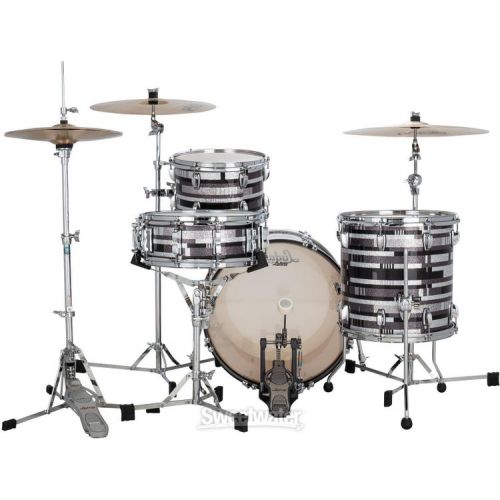  Ludwig Classic Maple Downbeat 3-piece Shell Pack - Digital Sparkle