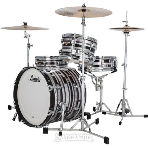  Ludwig Classic Maple Downbeat 3-piece Shell Pack - Digital Sparkle