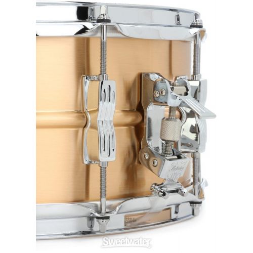  Ludwig Acro Bronze Snare Drum - 6.5 x 14-inch - Brushed