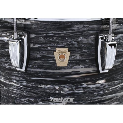  Ludwig Classic Maple Floor Tom - 14 x 14 inch - Vintage Black Oyster