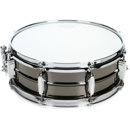  Ludwig Black Beauty Snare Drum - 5 x 14-inch - Black Nickel with 8-Lugs Demo