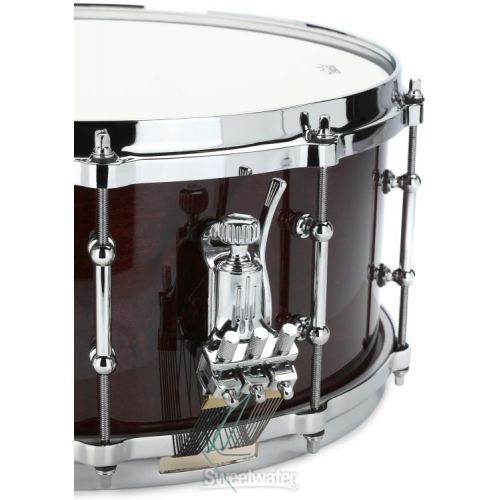  Ludwig Concert Maple Snare Drum - 6.5-inch x 14-inch, Mahogany