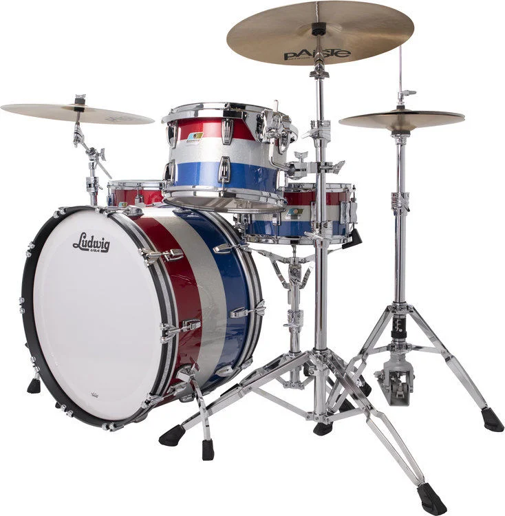  Ludwig Legacy Pro Beat Shell Pack - Spirit of '76